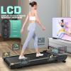 ANCHEER Walking Pads, 2 in 1 Under Desk Treadmill 2.5HP Compact Running Machine with Remote Control, 300lbs Weight Capacity for Home/Gym/Office,Ultra-Quiet, Installation-Free view 4