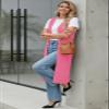 Cakulo Womens Sleeveless Spring Summer Crochet Cardigans Beach Cover Up Boho Long Sweater Vest Tops 2026 Pink S view 3