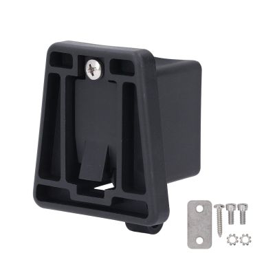 NineFit Basics Front Carrier Block, Fork Rack Carrier Block Bag Mount Adapter Bag Bracket for Brompton Folding Cycling Part (Black)