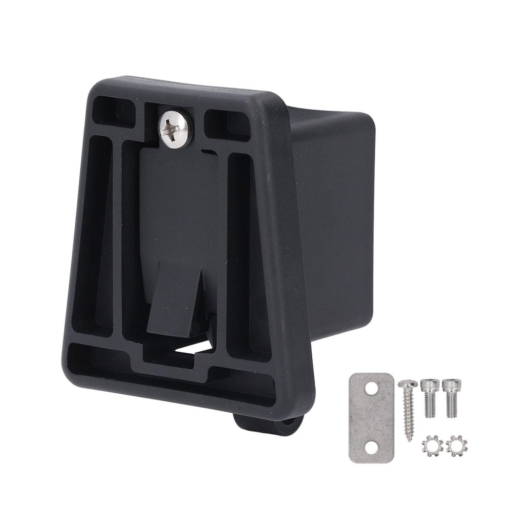 NineFit Basics Front Carrier Block, Fork Rack Carrier Block Bag Mount Adapter Bag Bracket for Brompton Folding Cycling Part (Black)