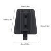 NineFit Basics Front Carrier Block, Fork Rack Carrier Block Bag Mount Adapter Bag Bracket for Brompton Folding Cycling Part (Black) view 2