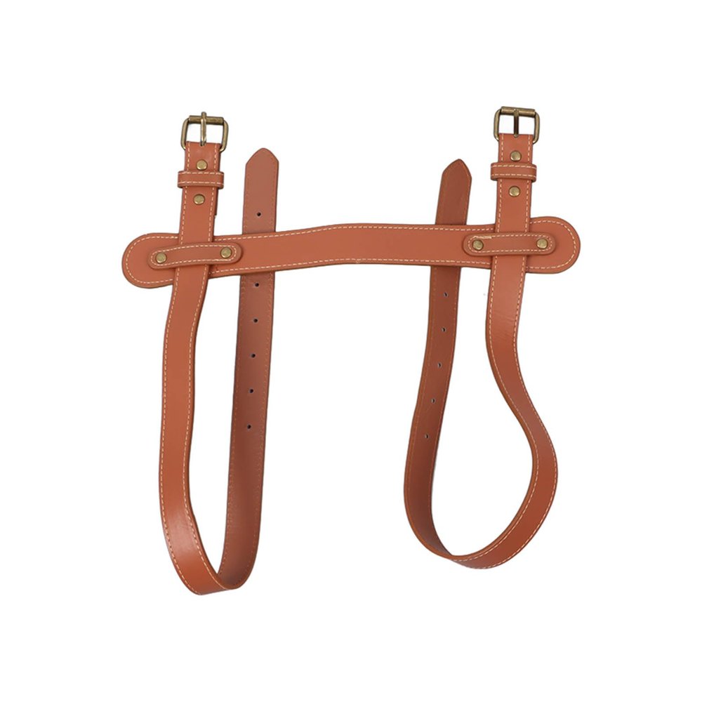 Adjustable Buckles Blanket Carry Strap, PU Leather Yoga Mat Straps for Camping Picnics Beaches