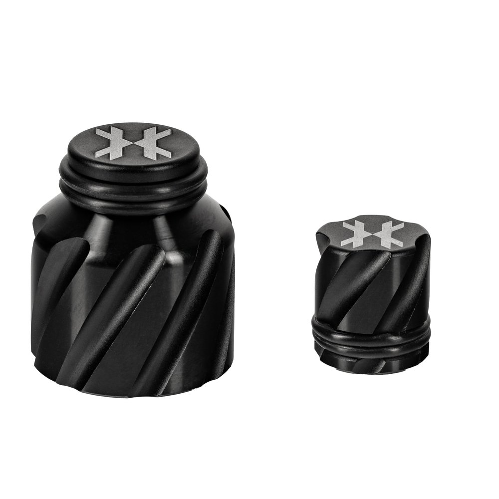HK Army Elite Thread Protector Fill Nipple Cover for Air Tanks (Orbit, Black)