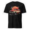 1970s Chevy K5 Blazer Retro Sun Short-Sleeve Mens T-Shirt Black view 1