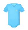 Landofgenie Onesie for Men Jumpsuit Romper One Piece Pajamas Mens Short Sleeve Cotton Bodysuit Cosplay Doctors Uniform L Blue view 1