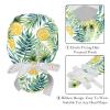2 Pieces Scrub Caps Women Ponytail Scrub Cap Cute Scrub Caps Women for Kitchen Pineapple Leaves Multicoloured view 4