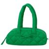 ALINUOYQ Women Shoulder Bag Bowknot Nylon Underarm Bag with Inner Pockets Satchel Purse Puffer Bag for Shopping Work Travel (Green) view 1