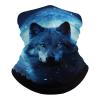 Neck Gaiter Wolfs Balaclava Windproof Face Mask Scarf for Men Women Sun Protection Headwear Breathable Face Cover Bandana for Skiing Hiking 19.6x9.8 Inch view 1