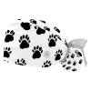 2 Pieces Scrub Caps Women Scrub Caps Women Ponytail Scrub Caps Men for The Surgeon Dog Paw Footprint Multicoloured view 1