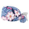 2 Pieces Scrub Caps Women Scrub Caps Women Satin Lined Surgeon Caps for Nurse Japanese Style Flower Multicoloured view 1