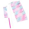 Deshionew 2 PCS Gymnastics Training Ribbon with Dancer Wand, Sparkling Dance Ribbons Twirling Baton Long Ribbon Streamers Rhythmic Gymnastics for Artistic Dancing Training Party Favors - 78.7" view 1