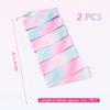 Deshionew 2 PCS Gymnastics Training Ribbon with Dancer Wand, Sparkling Dance Ribbons Twirling Baton Long Ribbon Streamers Rhythmic Gymnastics for Artistic Dancing Training Party Favors - 78.7" view 2