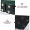 MOBUTOFU 1pc Leather Jewelry Dish Storage Box Lid Desktop Organizer Cowhide Tray Elegant Jewelry Box view 3