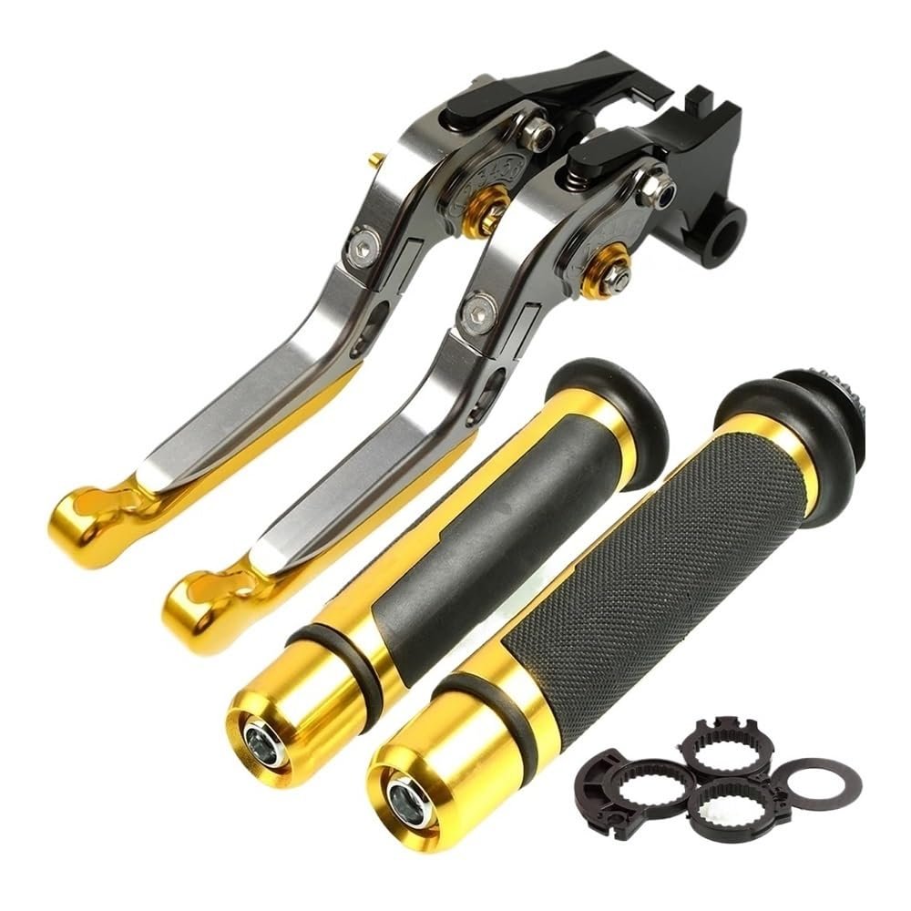 Motorcycle Accessories Folding Extendable Brake Clutch Levers and Handlebar Hand Grips For SUZUKI GSX 250R GSX250R 2016 2017