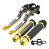 Motorcycle Accessories Folding Extendable Brake Clutch Levers and Handlebar Hand Grips For SUZUKI GSX 250R GSX250R 2016 2017 view 1