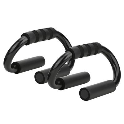 equlup Push Up Bars, 2pcs S Shape Pushup Foam Handles Push Up Bracket Chest Muscles Training Indoor Fitness Equipment for Men Women