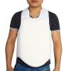 OPPWONG Boxing Body Protector, White Taekwondo Chest Guard Vest Karate Kid Taekwondo Sparring Gear with for Unisex Adult Child (S) view 3