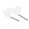 GARVALON Newborn Teething Mittens No Scratch Comfortable Nylon Mittens for Hand Eating Prevention view 1