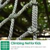 TZLGMDER Children's Climbing net Garden Climbing Cargo Net for Balcony Railing Stairs, Balcony Rope Outdoor Training Sports Net(2 * 5m(6.6 * 15.15ft)) view 4