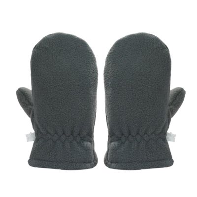 PTILSERY 1 Pair Kids Fleece Mittens Soft & Warm Lined Winter Gloves Solid Children's Hand Gloves for 4 to 7 Years Boys Girls