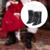 Qianly Christmas Santa Boot Covers Cosplay Costume Accessories Leg Guards view 3