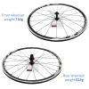 ZTZ 700C Road Bike Wheelset, Ultralight Aluminum Alloy 30mm Road Bike Wheel, 20H Front/24H Rear High-Strength Bike Rims, 700c Clincher, Rim Brake, Compatible 8-12 Speed Cassettes (Only Rear Wheel) view 3