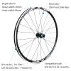 ZTZ 700C Road Bike Wheelset, Ultralight Aluminum Alloy 30mm Road Bike Wheel, 20H Front/24H Rear High-Strength Bike Rims, 700c Clincher, Rim Brake, Compatible 8-12 Speed Cassettes (Only Rear Wheel) view 4