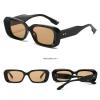 helena Multilayer Rectangle Sunglasses for Women Trendy Retro Fashion 90s Sunglasses UV400 Square Frame Eyewear (C2) view 2