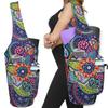 Yoga Mat Bag - Large Opening Long Tote Yoga Mat Carrier Holder Bag with Waterproof Wet Zipper Pocket and Drawstring Water Bottle Pocket - Yoga Bag Fit Most Size Mats - Paisley view 1