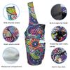 Yoga Mat Bag - Large Opening Long Tote Yoga Mat Carrier Holder Bag with Waterproof Wet Zipper Pocket and Drawstring Water Bottle Pocket - Yoga Bag Fit Most Size Mats - Paisley view 2