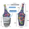 Yoga Mat Bag - Large Opening Long Tote Yoga Mat Carrier Holder Bag with Waterproof Wet Zipper Pocket and Drawstring Water Bottle Pocket - Yoga Bag Fit Most Size Mats - Paisley view 3