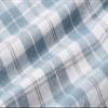 Baby Boy Plaid Flannel Shirt Toddler Fall Shirt Baby Long Sleeve Button Down Jacket Coat (Light Blue, 12-18 Months) view 3