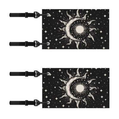 Oramclsy 2 Pcs Moon Portable Golf Cart Flag Boat Flag Bicycle Flag Handicap Golf Cart Flag Quick Drying Compatible with Club Car All Season Using