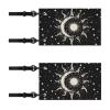 Oramclsy 2 Pcs Moon Portable Golf Cart Flag Boat Flag Bicycle Flag Handicap Golf Cart Flag Quick Drying Compatible with Club Car All Season Using view 1