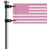 Oramclsy 2 Packs American Flag Golf Cart Flag Boat Flag Bicycle Flag EZGO Flag Handicap Golf Cart Flag Universal Fits EZGO Club Car TXT Boat Bike(Pink) view 2