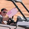 Oramclsy 2 Packs American Flag Golf Cart Flag Boat Flag Bicycle Flag EZGO Flag Handicap Golf Cart Flag Universal Fits EZGO Club Car TXT Boat Bike(Pink) view 4