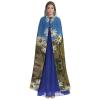 KOUUIP Daisy Flowers in Different Featured Framed Print Adults Hooded Cloak With Halloween Christmas Witch Cape Robe Costume Party Supplies Cope  view 2
