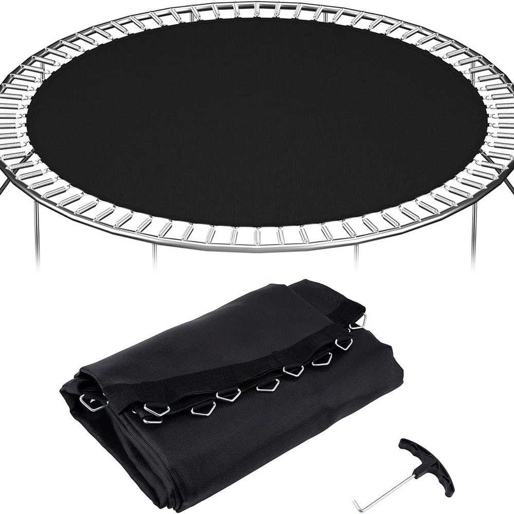 RhLLvJ 6/8/10/12/13/14/15/16FT Trampoline Replacement Bouncing Mattress Trampoline Bouncing Fabric Trampoline Accessories(6ft- (42 Buckles))