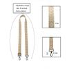 LVYOUME Gunmetal Hardware Purse Strap Adjustable Replacement Belts Wide Bag Straps for Canvas Crossbody Purses Messenger Bags Shoulder Handbags view 2
