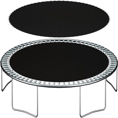 RhLLvJ Trampoline Replacement Jumping Mattress Trampoline Bouncing Fabric 6/8/10/12/13/14/15/16FT Trampoline Mattress Accessories(15ft - (96 Buckles))