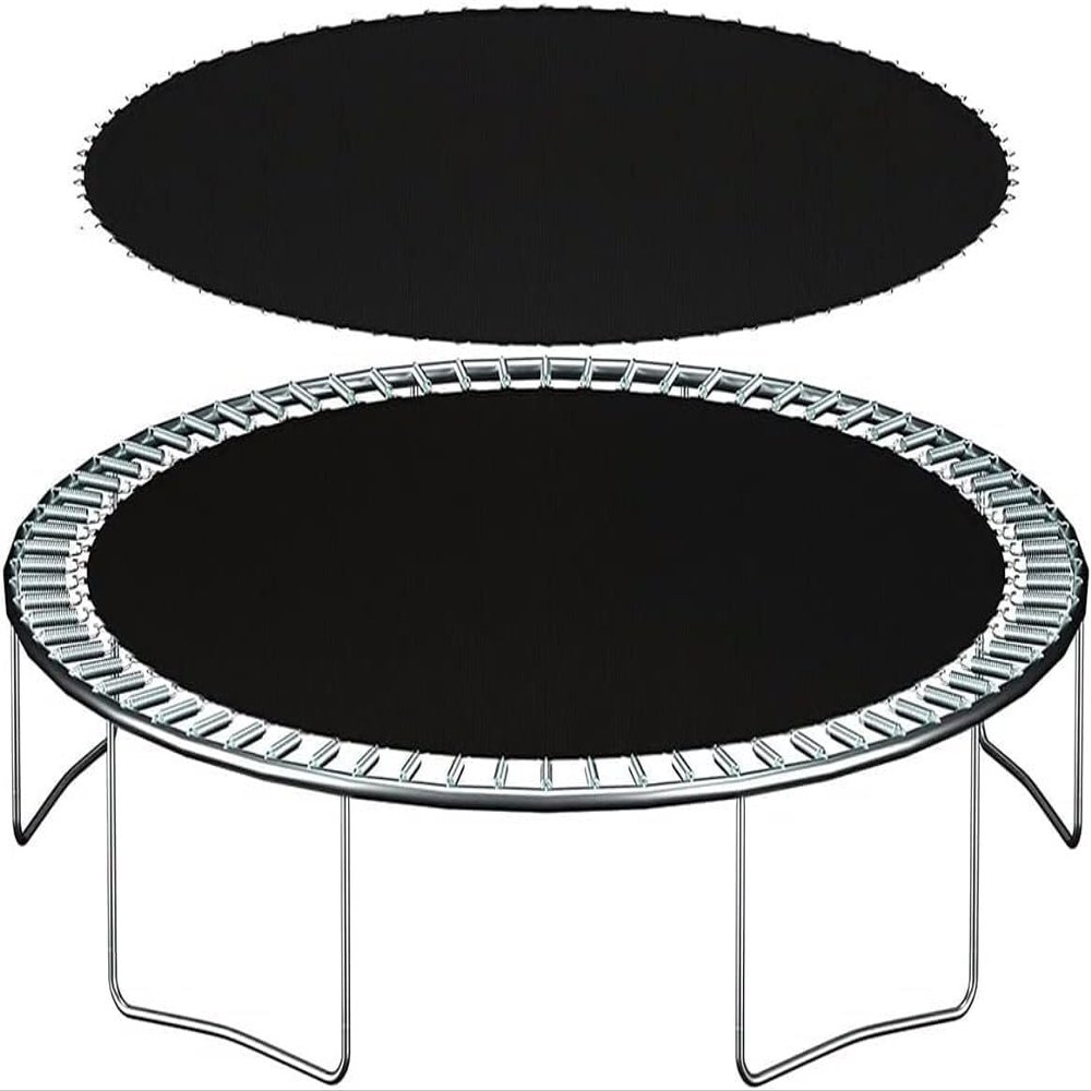 RhLLvJ Trampoline Replacement Jumping Mattress Trampoline Bouncing Fabric 6/8/10/12/13/14/15/16FT Trampoline Mattress Accessories(15ft - (96 Buckles))