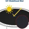 RhLLvJ Trampoline Replacement Jumping Mattress Trampoline Bouncing Fabric 6/8/10/12/13/14/15/16FT Trampoline Mattress Accessories(15ft - (96 Buckles)) view 3