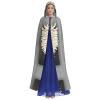 KOUUIP angel feathers Print Adults Hooded Cloak With Halloween Christmas Witch Cape Robe Costume Party Supplies Cope  view 2