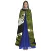 KOUUIP Owl Tree Branches Print Adults Hooded Cloak With Halloween Christmas Witch Cape Robe Costume Party Supplies Cope  view 2