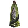 KOUUIP Owl Tree Branches Print Adults Hooded Cloak With Halloween Christmas Witch Cape Robe Costume Party Supplies Cope  view 4