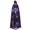 KOUUIP purple Poodle Print Adults Hooded Cloak With Halloween Christmas Witch Cape Robe Costume Party Supplies Cope  view 4