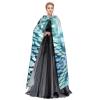 KOUUIP Mermaid Scale Print Adults Hooded Cloak With Halloween Christmas Witch Cape Robe Costume Party Supplies Cope  view 3