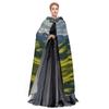 KOUUIP Mount Nature Print Adults Hooded Cloak With Halloween Christmas Witch Cape Robe Costume Party Supplies Cope  view 3