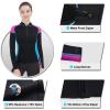 TBLUITE Women Wetsuit Top Swim Jacket Mens Youth Wet Suit Shirt 2mm Neoprene Thermal Swimsuit Front Zip Long Sleeve Cold Water Keep Warm Snorkeling Diving Surfing view 3