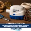 Buchan Marine Bilge Blaster, 12V 750 GPH, 3/4" Discharge, Salty-Tough Anti-Corrosion, Float Switch, Easy Fit for Ships, Yachts, Skiffs view 4